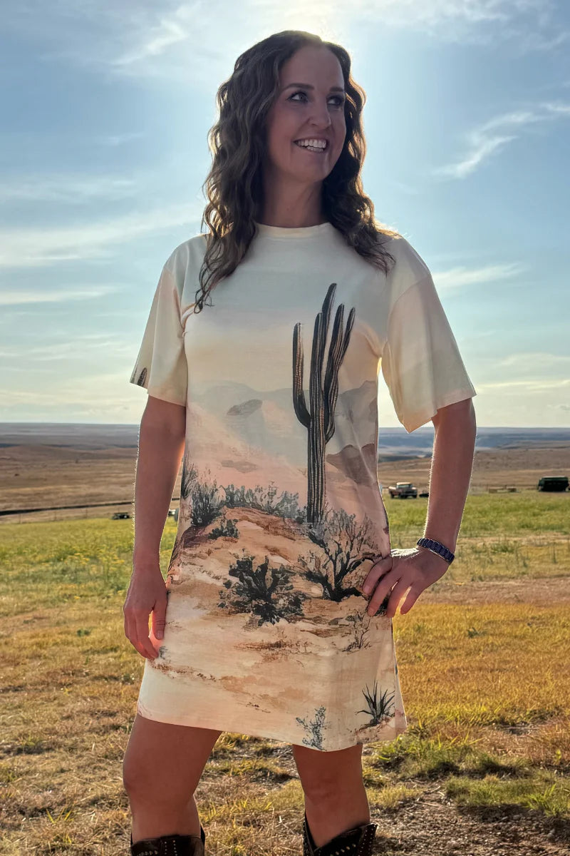 Canyon Sands Tee shirt dress