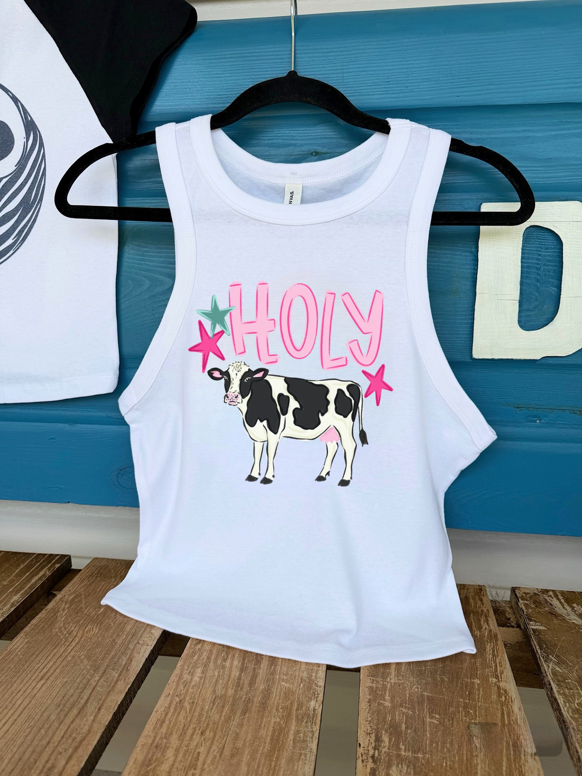 Holy Cow Cropped Tank