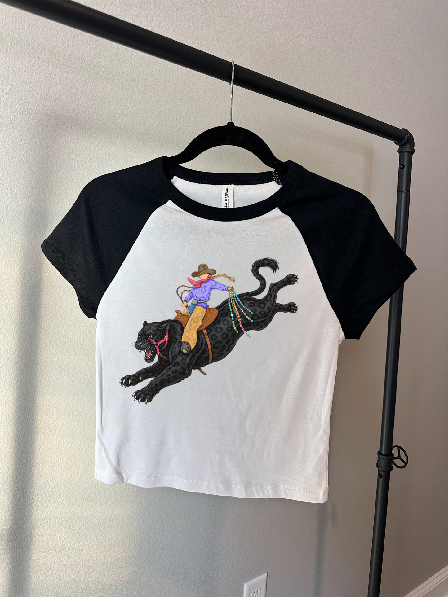 Panther Cowgirl Baby Tee