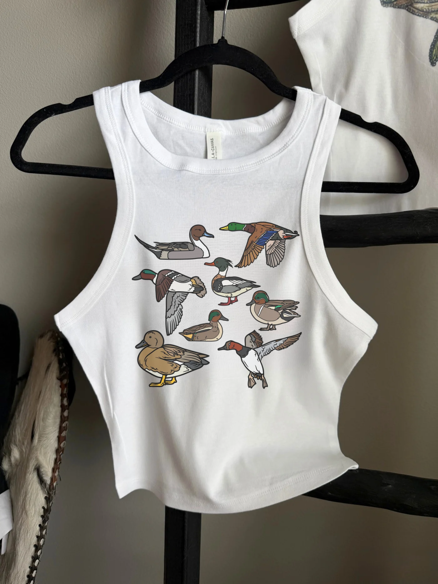 Duck Collage Cropped Tank