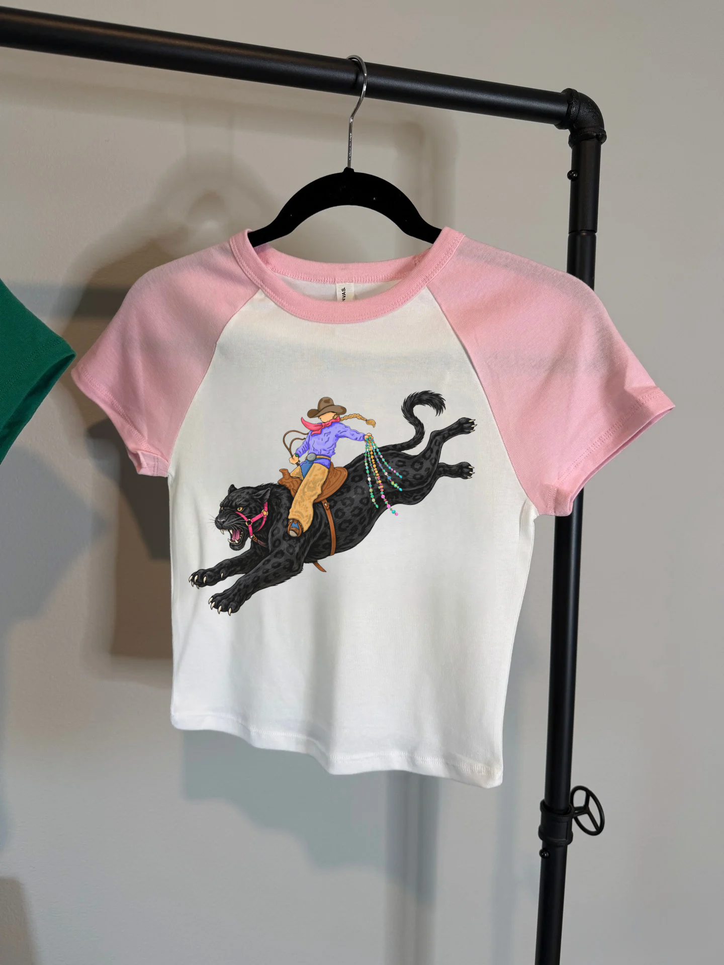 Panther Cowgirl Baby Tee
