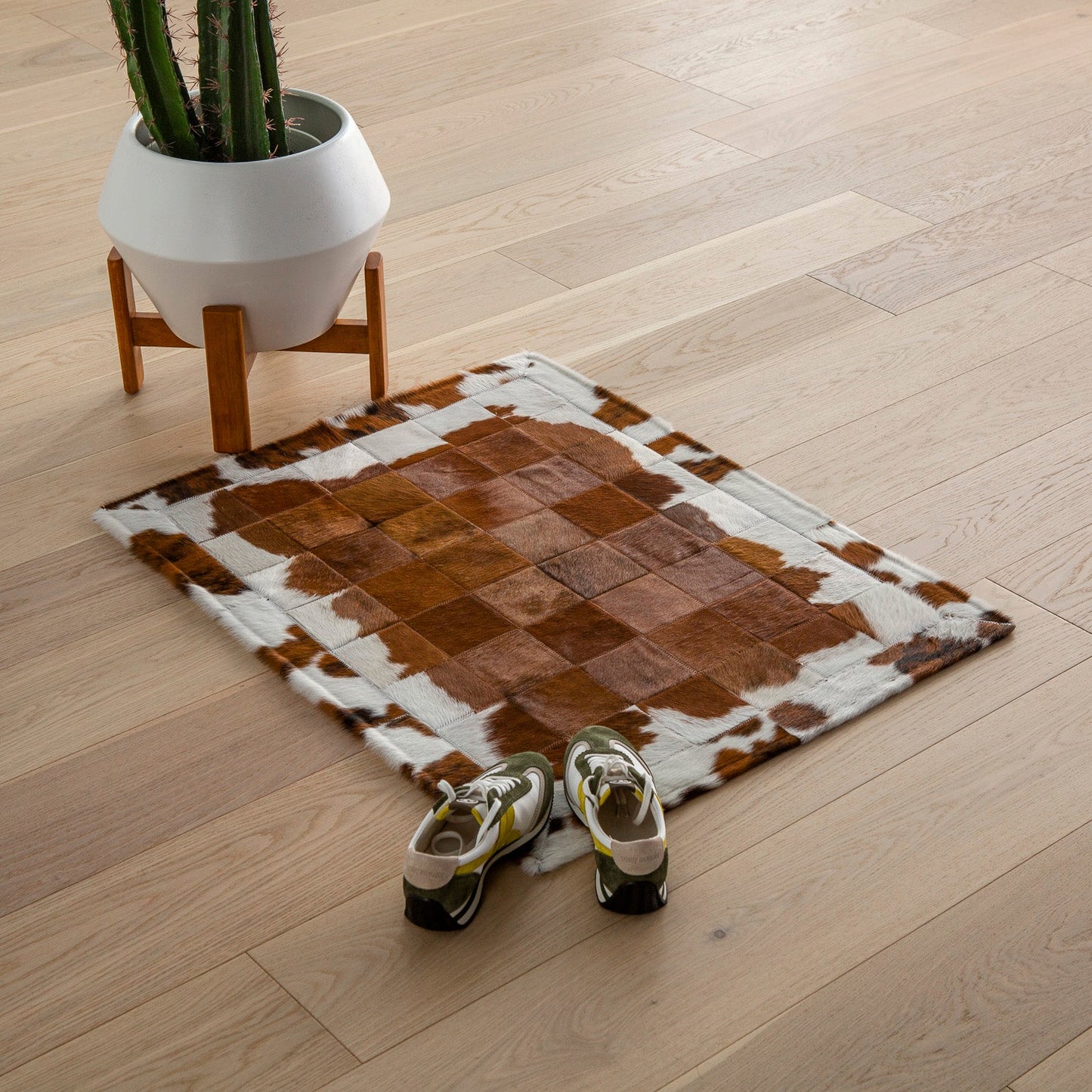 Cowhide Floor Mat Rug Size 3 x 2 Feet F-171