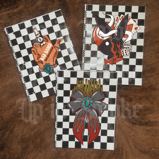 Yallternative Checkered Notebooks