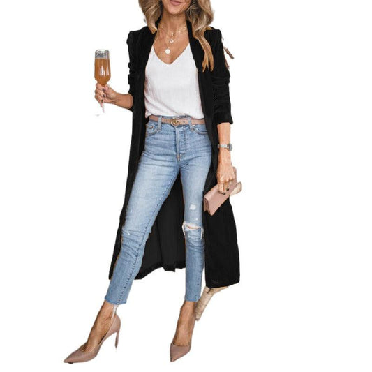 Luxe Velvet Long Coat – Soft, Elegant, and Stylish Velvet Outerwear for Women