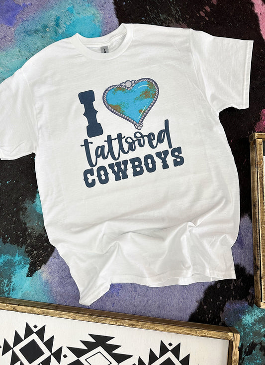 Tattooed Cowboys TEE or CREWNECK