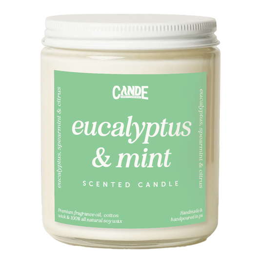 Eucalyptus & Mint Scented Candle