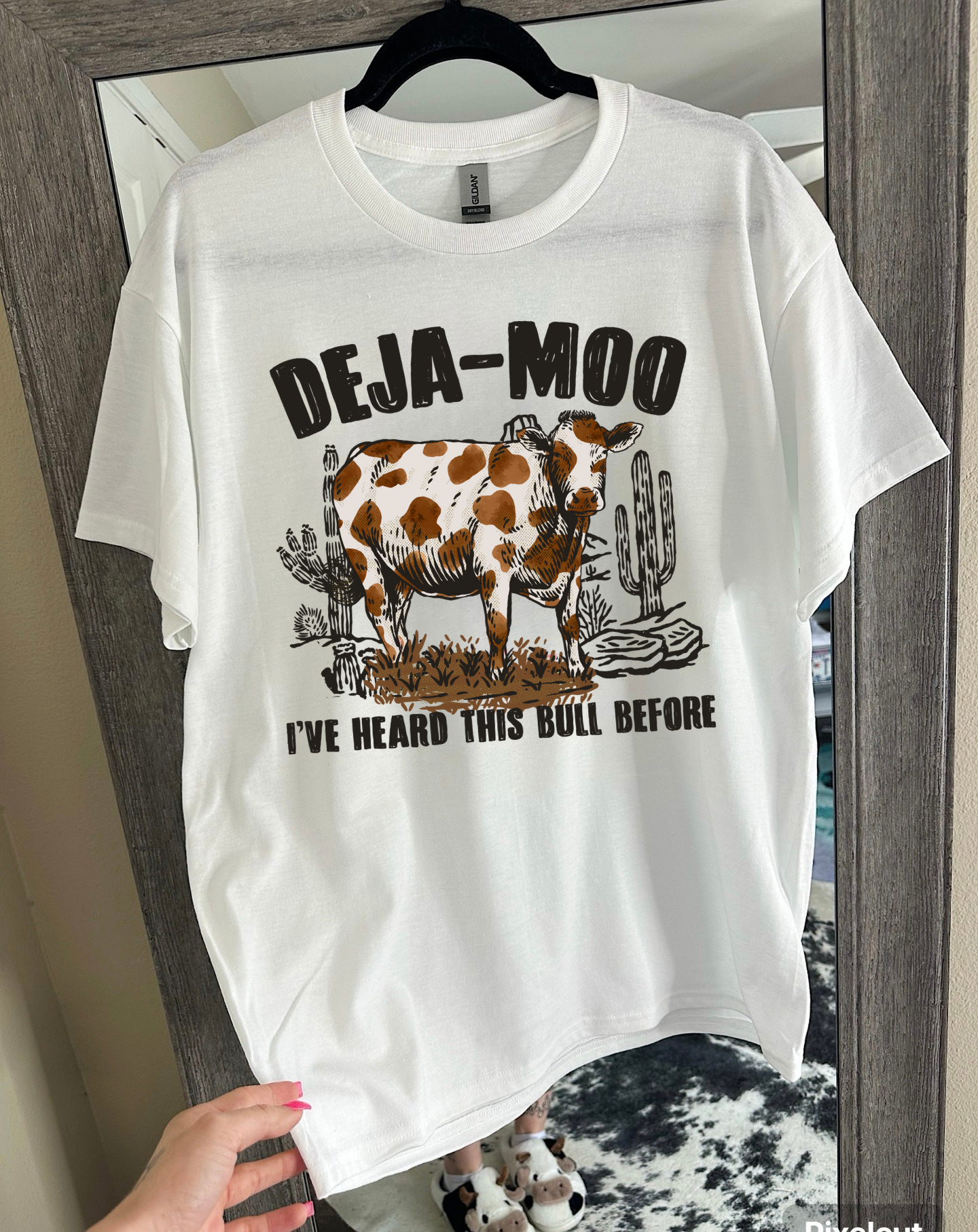 Deja-Moo Tee or Crewneck