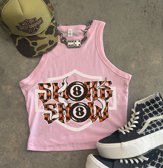 Smokeshow Ribbed Racer Tank
