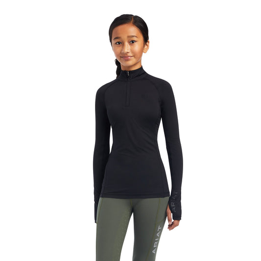 Youth Lowell 2.0 1/4 Zip- Black
