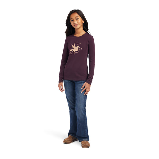 Youth Dream LS Tee- Muleberry