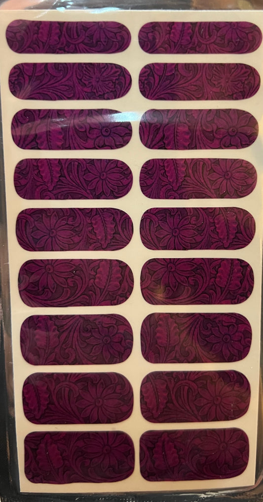 Saddle Up Purple Nail Polish Strips