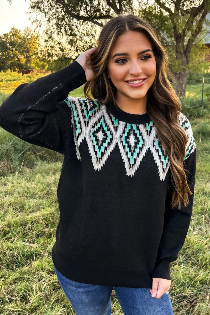 Midnight Diamond sweater