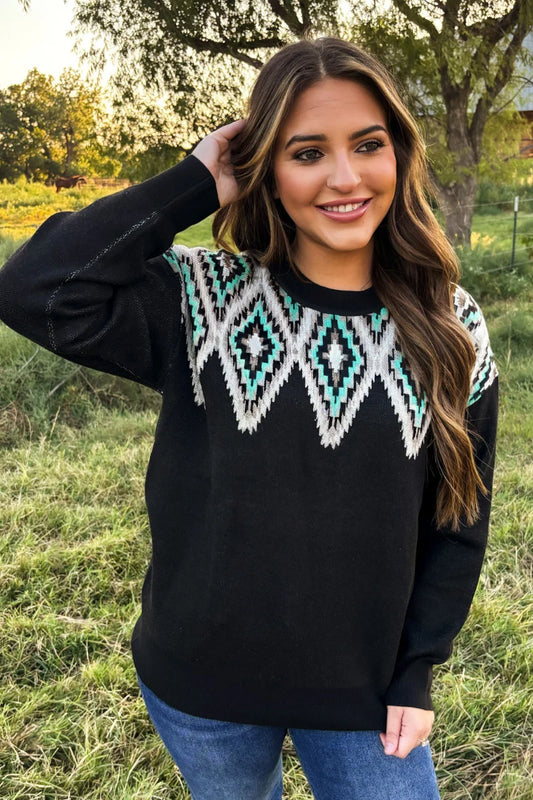 Midnight Diamond sweater