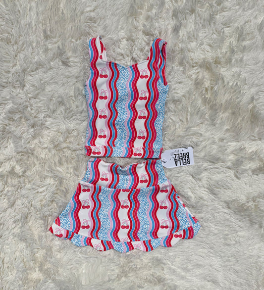 Groovy Girl Yoga Skirt Set