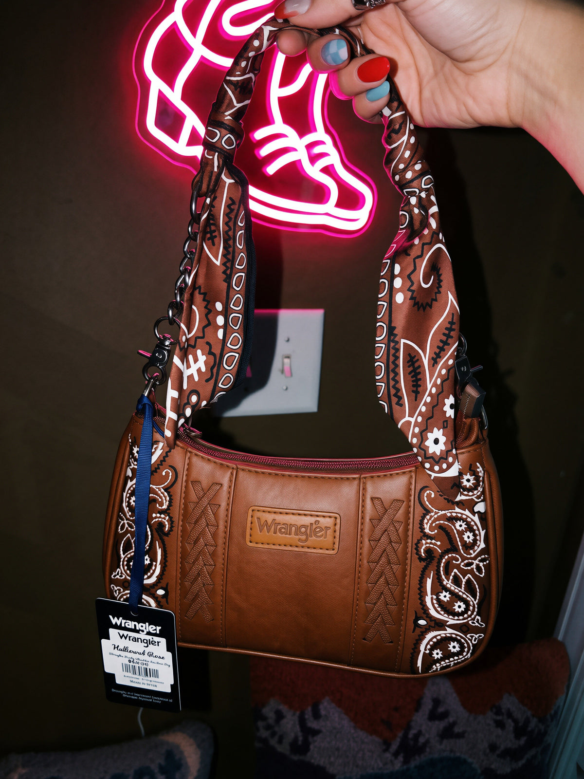 Wrangler Paisley Shoulder Bag