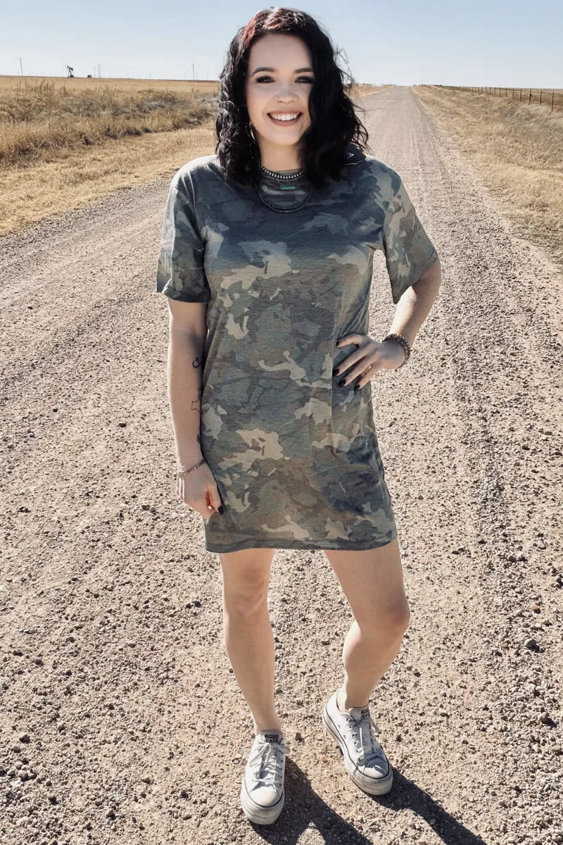 Camo Kreek  t shirt Dress