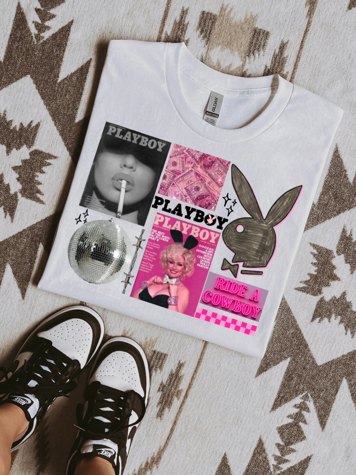 Bunny Collage TEE, CREWNECK or QUARTER ZIP