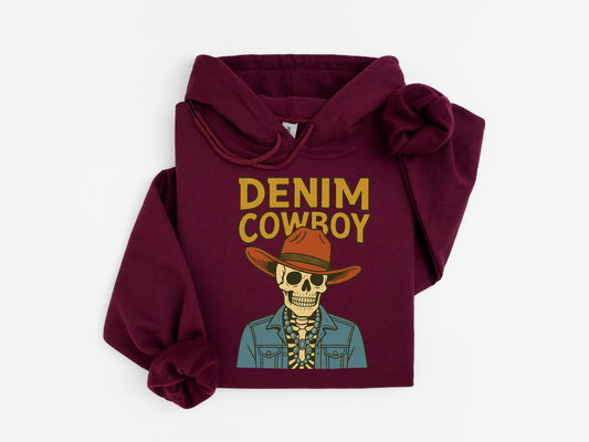 Denim Cowboy Hoodie