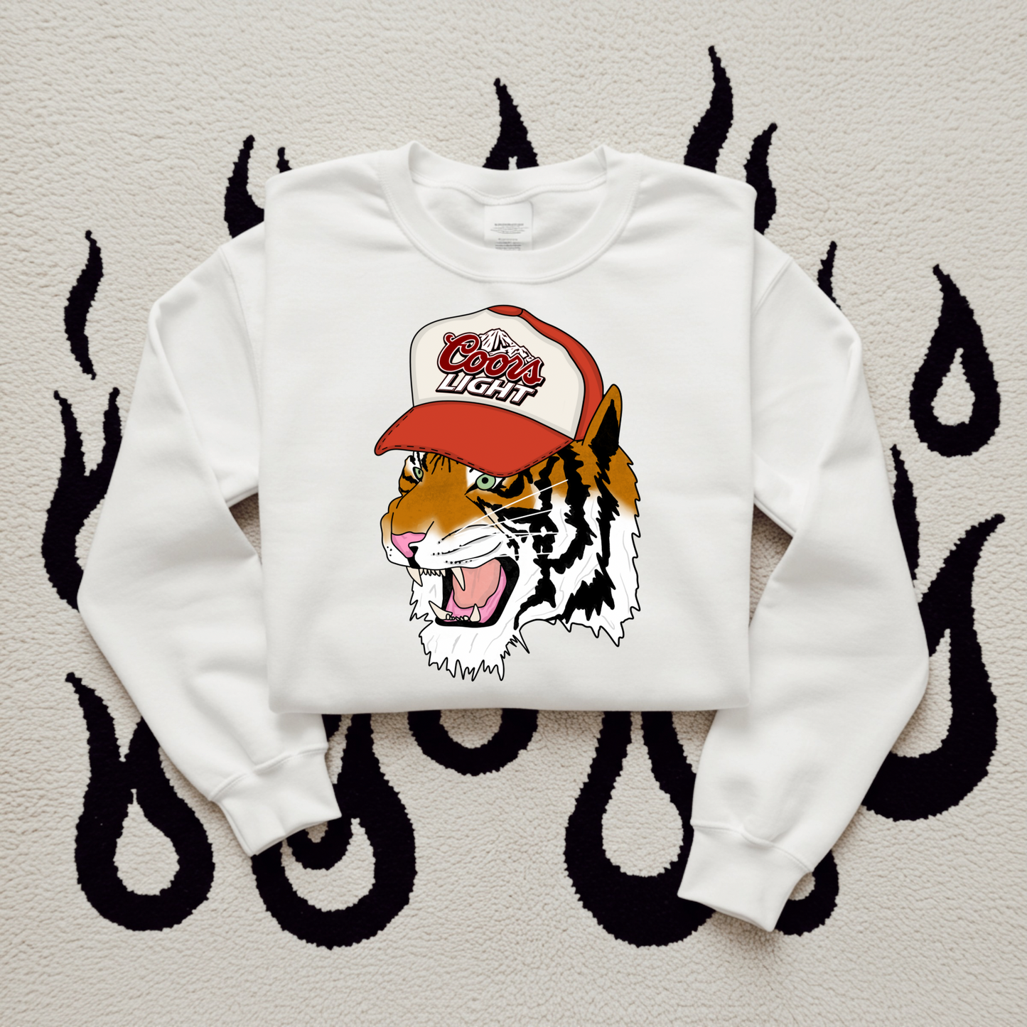 Punchy Tiger TEE or CREWNECK