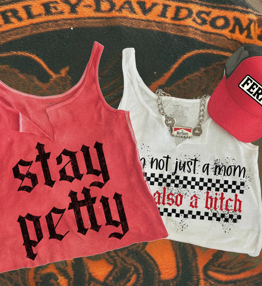Not just a mom, Also a Bitch Vintage Inspired Tank