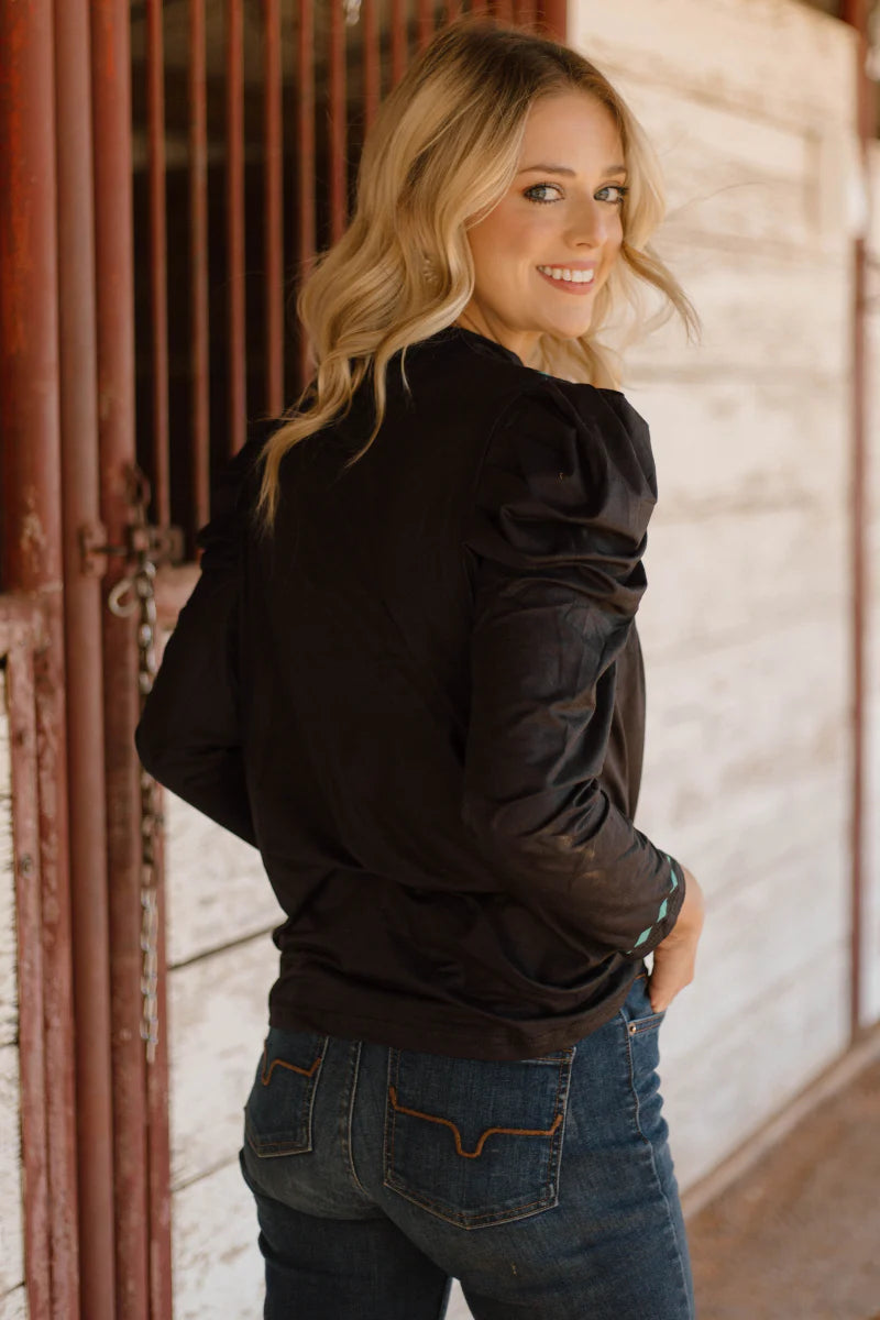 Midnight Buck stitch Top