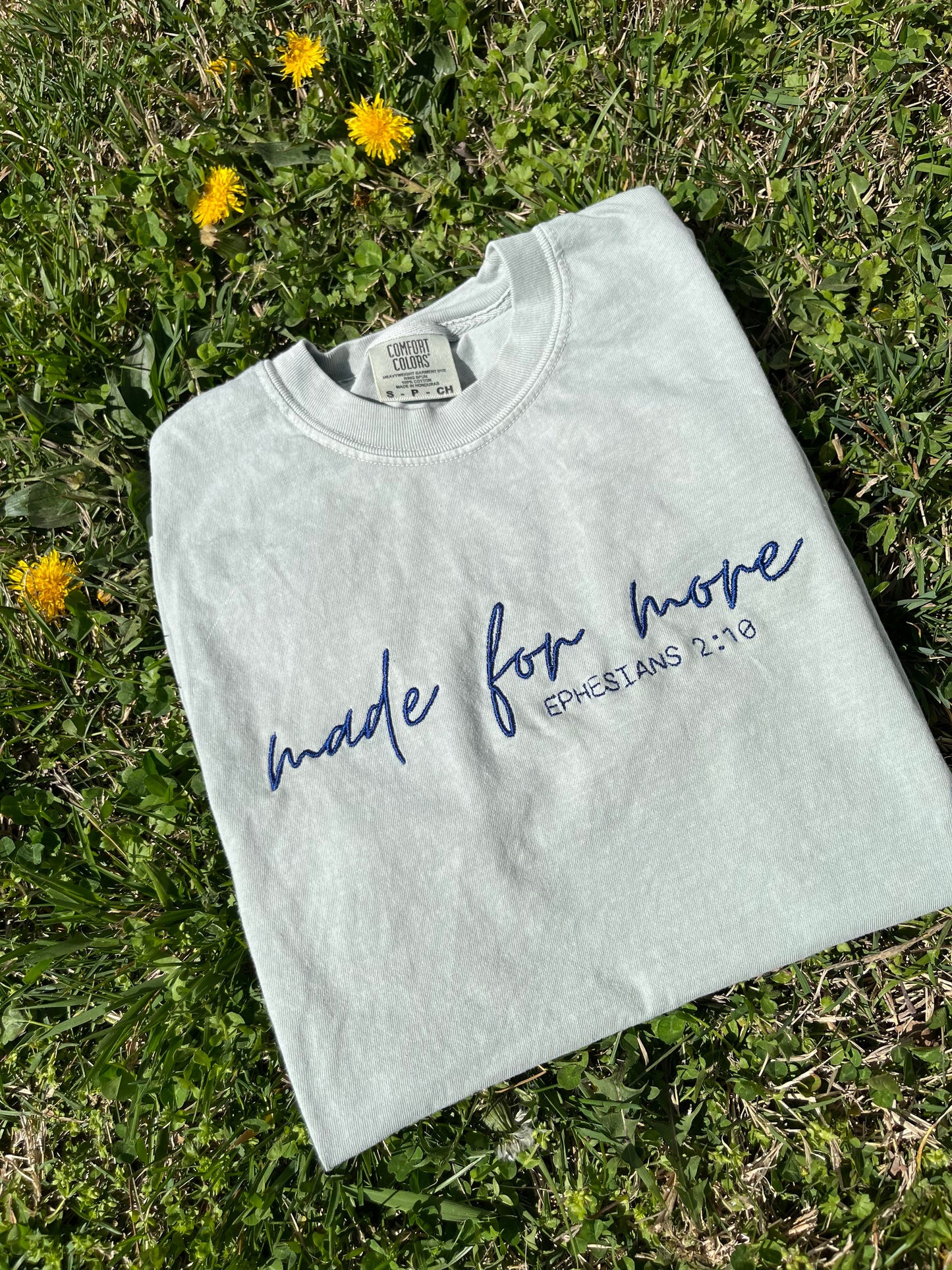 Made For More Embroidered Tee