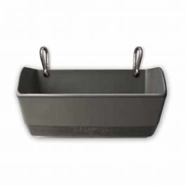 FENCE FEEDER GRAY/BLACK 1.5 QT