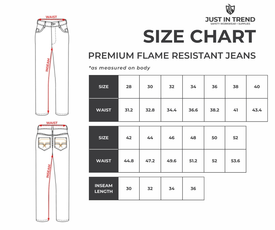 Premium FR Denim Jeans Pant - 100% C - 15 oz - Trendy pocket - Blue Denim Pant