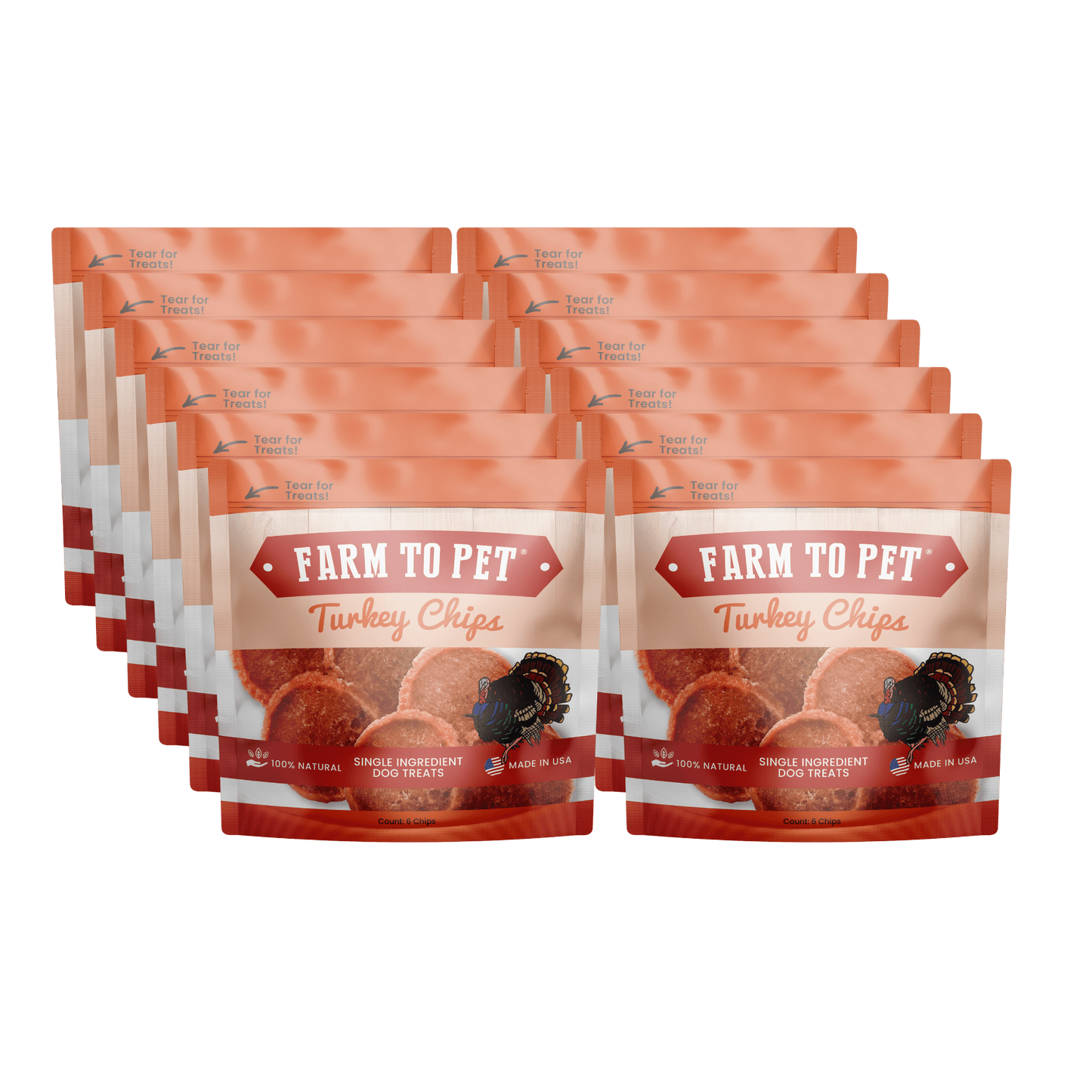 Turkey Chips Snack Pack Bundles | Low Allergen Treats for Training