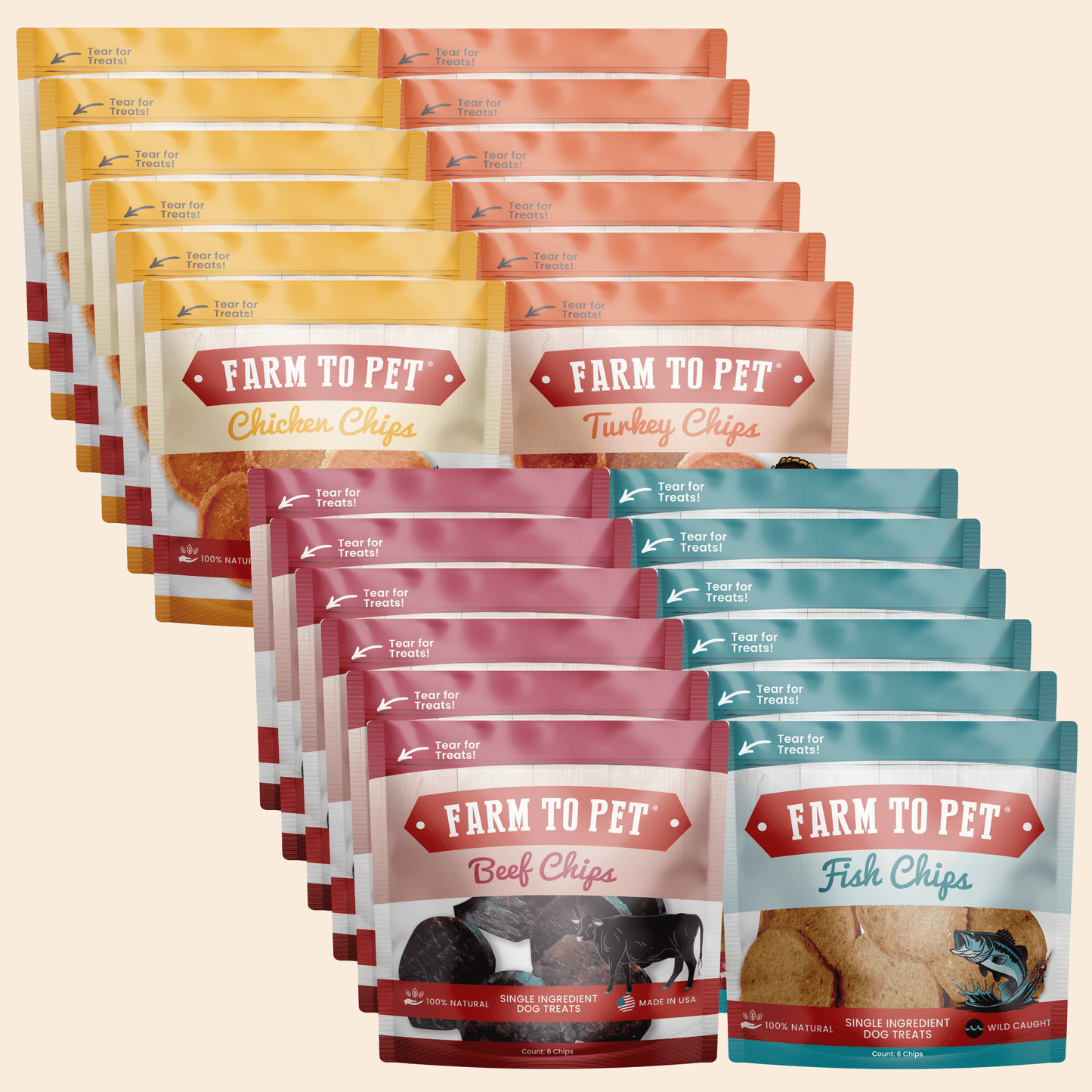 Snack Pack Dog Treat Sampler