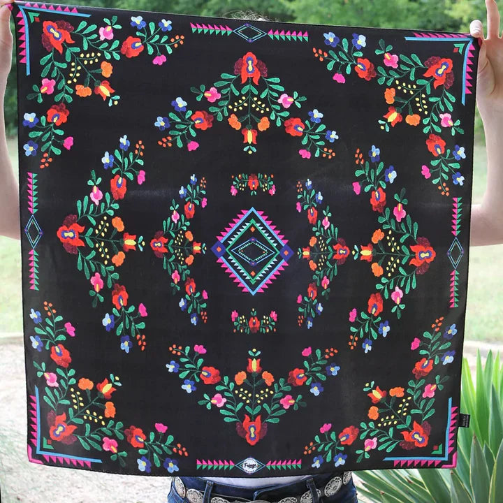Fiesta Long Scarf - Black
