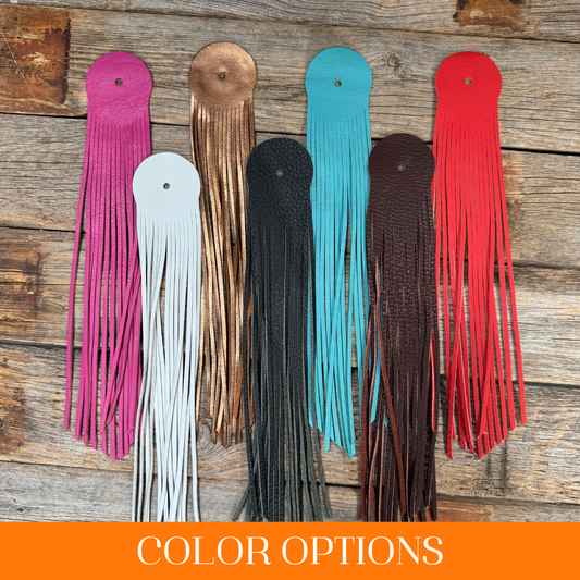 Leather Fringe - Assorted Colors