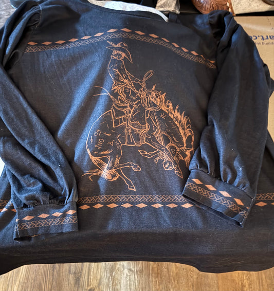Fall Bronc long Sleeve Tee