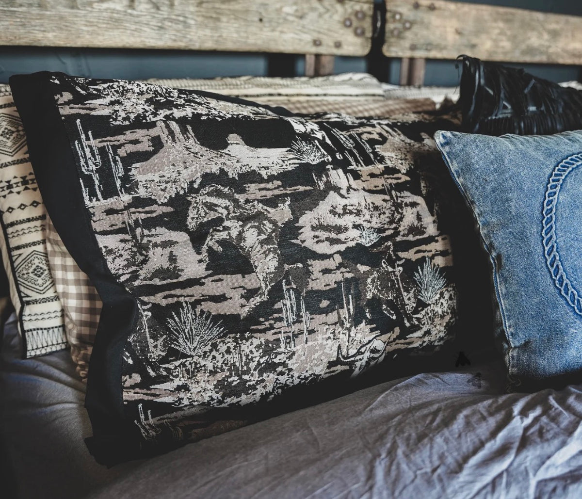 Rouge Rustlers Pillow -standard ( single)