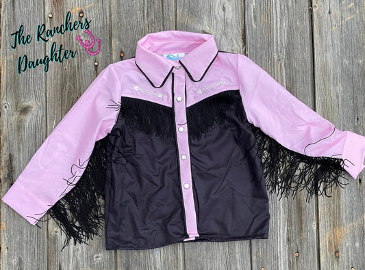 Shea Baby Pink Vintage Pearl Snap Shirt