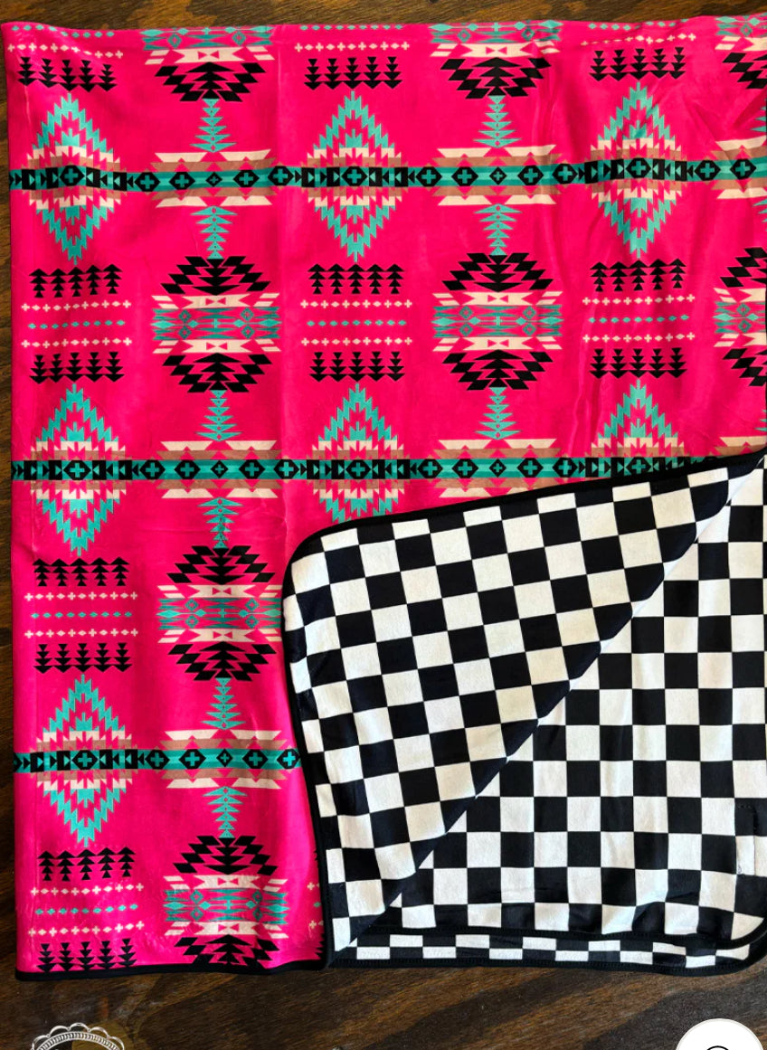 Checked In Cheyenne Blanket