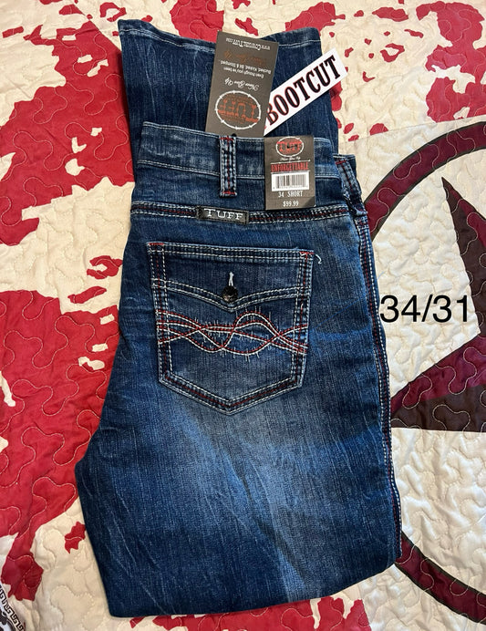 “Extreme” Barbwire Cowgirl Tuff Jeans 34/31Brand New