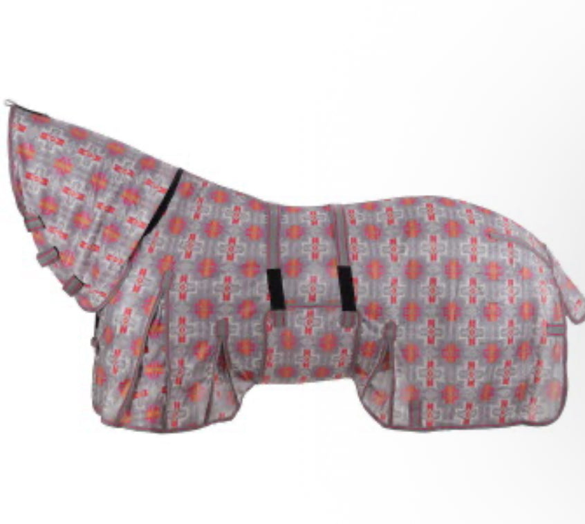Showman Afterglow Fly blanket with neck cover