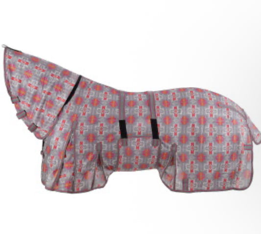 Showman Afterglow Fly blanket with neck cover