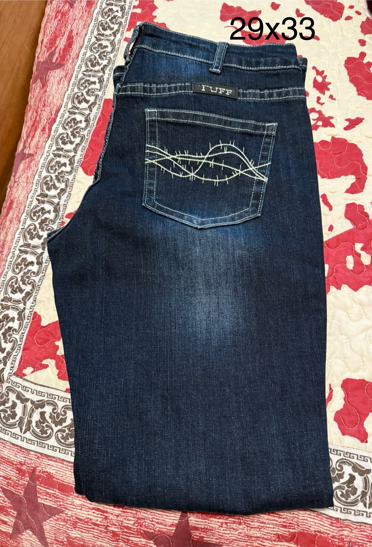 Barbwire Cowgirl Tuff Jeans 29/33 Brand New