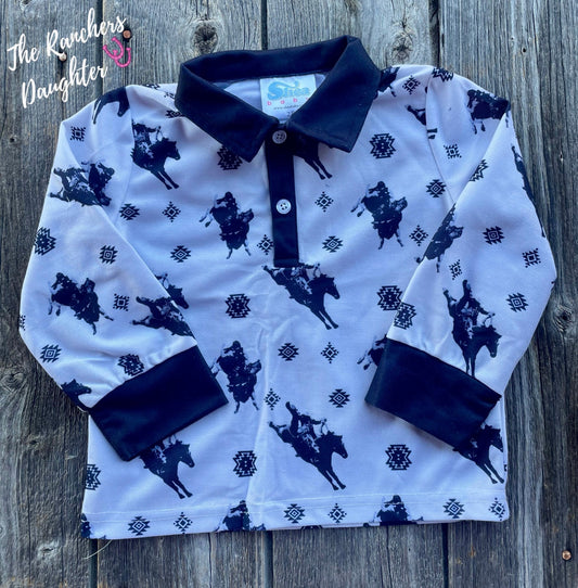 Shea Baby Roughstock Longsleeve Polo Shirt