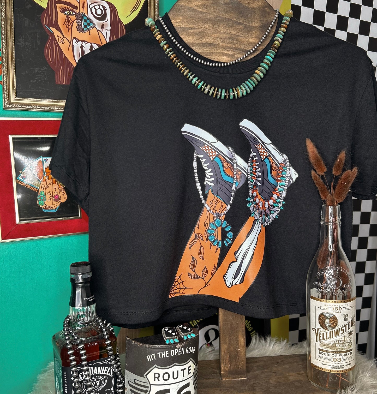 Bury me in Vans CROPPED Tee