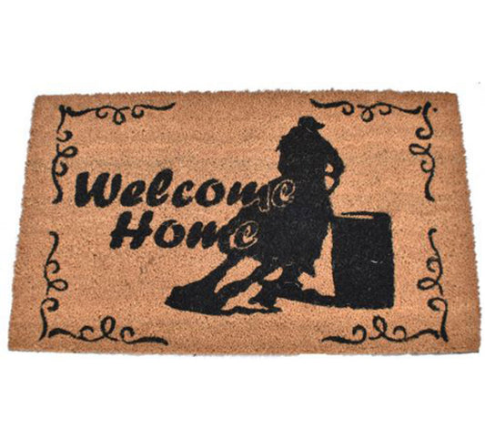Welcome Rug -Barrel Racer