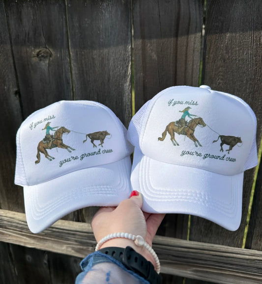 If you miss your ground crew Trucker Hat