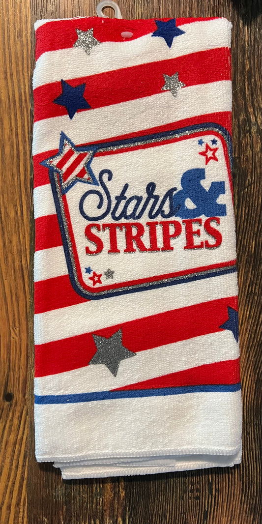 Stars and Stripes Kitchen Towel