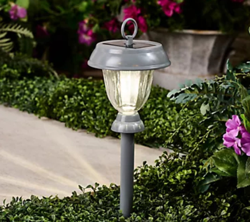 Energizer 8 Pack 3-in-1 Solar Pathway Lights with 360-degree 15 Lumen