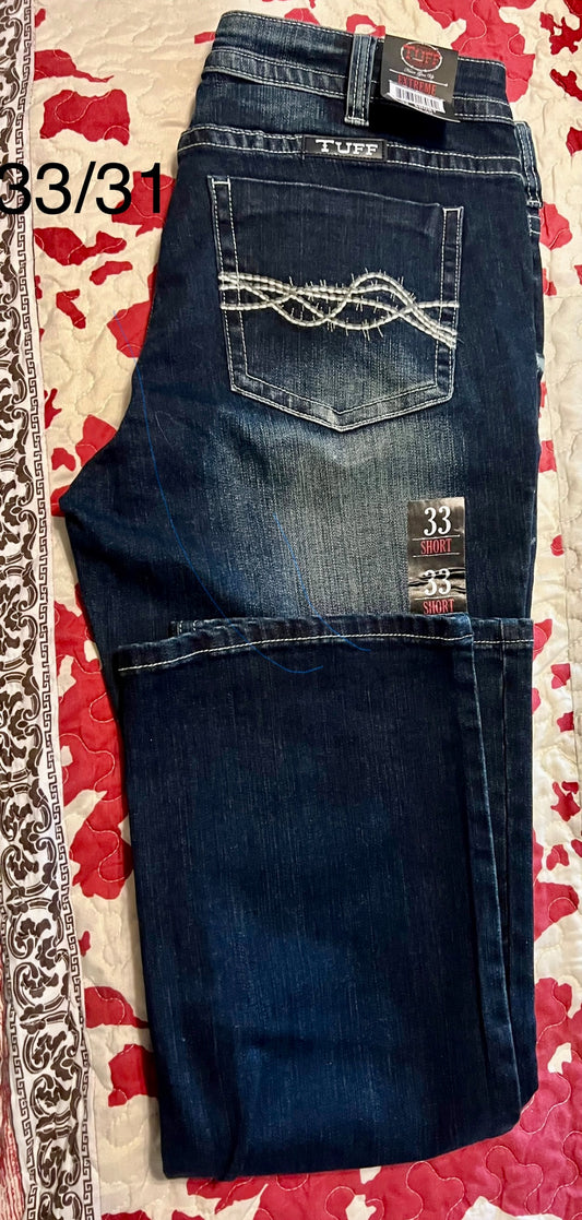 “Extreme “Barbwire Cowgirl Tuff Jeans 31/33 Brand New