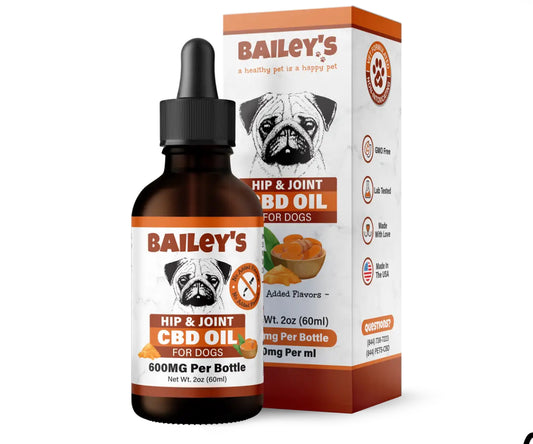 Hip & Joint CBD Oil For Dogs - 60ml Bottle