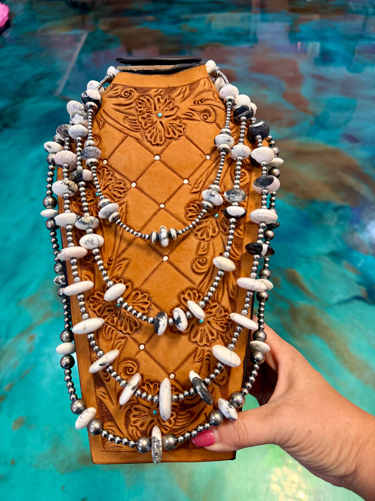 One Time Pieces – High-Quality White Buffalo & Sterling Silver Necklaces