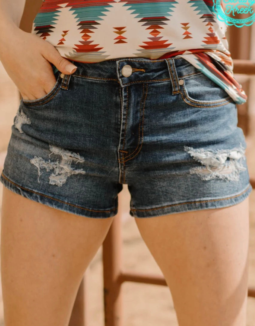 So Denim shorts dark wash rts